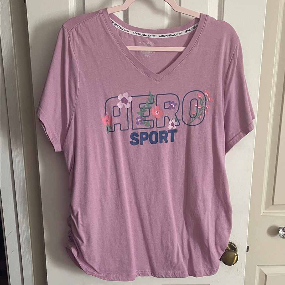 Aeropostale Pink Graphic Tee